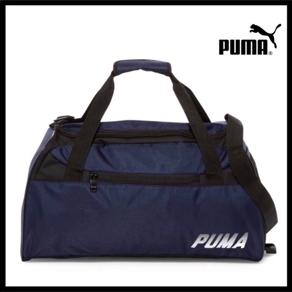 PUMA LOGO LARGE DUFFEL TRAVEL BAG - Picture 1 of 7